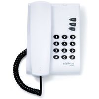 Telefone com Fio Intelbras Pleno sem chave Cinza