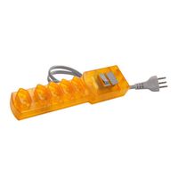 Filtro de Linha de 5 Tomadas Amarelo Bivolt Margirius