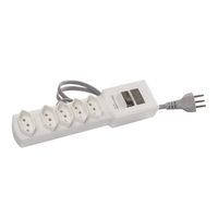 Filtro de Linha de 5 Tomadas Branco Bivolt Margirius