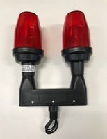 Sinalizador de Obstáculo Duplo de topo s/celula Paratec Vermelho