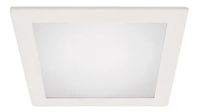 Luminaria Plafon LED quadrado 19cmx19cm 20w 220V de Embutir Luz branco frio 6500k LLUM