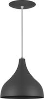 Luminária Pendente Gota Pequeno Diametro 16cm Acabamento Preto
