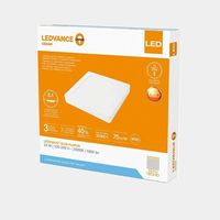 Painel Plafon luminária Led Sobrepor e Embutir Quadrado 15W BIV 6500K branco frio Ledvance Slim