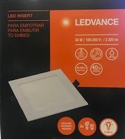 Painel Plafon luminária Led Embutir Quadrado 24W BIV 4000K branco Neutro Insert Ledvance(30cm)