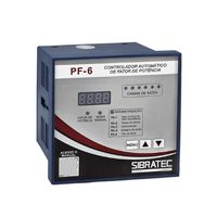 Controlador de Fator de Potencia PF6 Trifasico 6 Estagios Sibratec