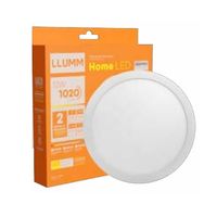 Painel Plafon Luminária Led redonda de Sobrepor Home led 12W Bivolt 6500k LLumm