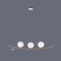 Pendente Arco Dreams 3 Bolas Gold LLum