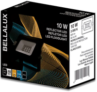 Projetor Refletor LED Floodlight Preto 10W Bivolt IP65 3000K Branco Quente Bellalux LEDVANCE