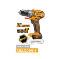 Furadeira e Parafusadeira BL-Brushless 3/8 20V 2.0A Com duas baterias e Carregador INGCO