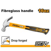 Martelo Unha 29mm Cabo Fibra Emborrachado INGCO HCHS8016