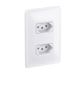 ZEFFIA 2 TOMADAS 10A 4X2 680111