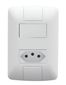 ARIA CONJ 1TS+TOMADA 20A 4X2 57241/044 TRAMONTINA