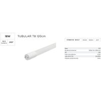 Lampada Tubular Led Stella T8 18w 3000k 120cm Sth9617 Lampada Tubular Led Stella T8 18w 3000k 120cm Sth9617
