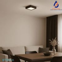 Plafon Led Stella Sobrepor Quadrado 18W 4000K Preto Plafon Led Stella Sobrepor Quadrado 18W 4000K Preto