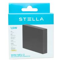 Balizador Stella Mini Neu 2 LED 1,5W 3000K IP65 Preto Balizador Stella Mini Neu 2 LED 1,5W 3000K IP65 Preto