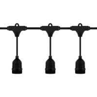 Cordão Luz Stella 5,5m 8 Bocais E27 Bivolt IP65 Cordão Luz Stella 5,5m 8 Bocais E27 Bivolt IP65