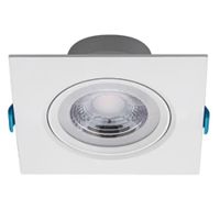 Spot Embutir Recuado Stella Par20 Quadrado Branco Direcionável Spot Embutir Recuado Stella Par20 Quadrado Branco Direcionável