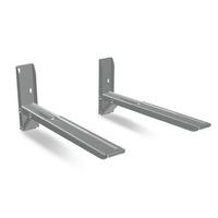 Suporte Micro-ondas Prata Carga Máx. 30kg Brasforma Suporte Micro-ondas Prata Carga Máx. 30kg Brasforma