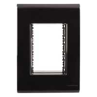 Placa 4x2 3 Posto Horiz Grafite Liz Tramontina Placa 4x2 3 Posto Horiz Grafite Liz Tramontina