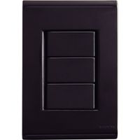 Placa Cega 4x2 Grafite Liz Tramontina Liz Placa Cega 4x2 Grafite Liz Tramontina Liz