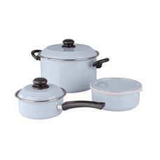 Conjunto Baby panela 3 Peças Azul 816 - Metallouça