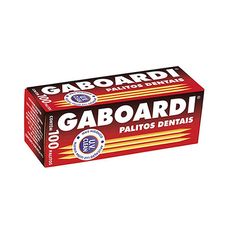 Palito de Dente Gaboardi Com 100 Unidades