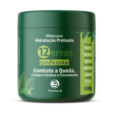 Mascara 12 Ervas Tonificante Tri Hair 500g