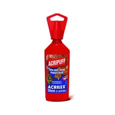 Tinta Tecido Acripuff Vermelho Fogo 35ml - Acrilex