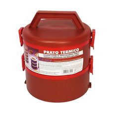 Prato Térmico Com Divisória Bordo com 2 Pratos - Plastitalia