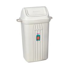 Lixeira Basculante Plástica 30 Litros Branca Sanremo