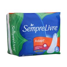 Absorvente Sempre Livre Adapt Especial Cobertura Suave Sem Abas 8 Unidades