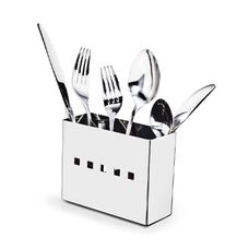 Porta Talheres Aco Inox 9702