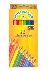 Lápis de Cor Multicolor 12 Cores