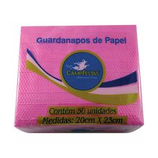 GUARDANAPO 20X23 ROSA C/50 FLS