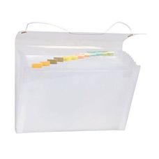 Pasta Sanfonada Organizadora A4 Cristal com 31 Divisórias – Polibras
