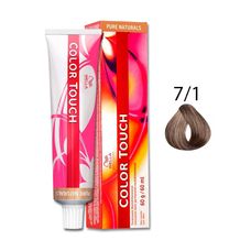 Tintura Wella Color Touch 7/1 Louro Médio Cinza