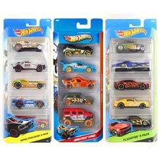 Pacote 5 Carros Sortidos Hot Wheels - Mattel