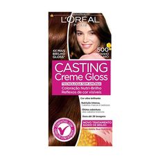 Tintura Casting Creme Gloss Loreal 500 Castanho Claro