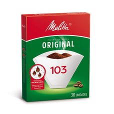 Filtro de Papel Melitta 103 com 30 Unidades