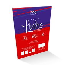 PAPEL LINHO CREME 180G C/50 FLS 595564