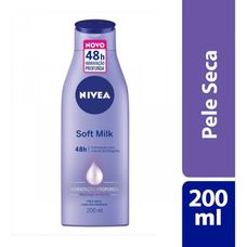 Loção Hidratante Nivea Soft Milk Pela Seca 200ml