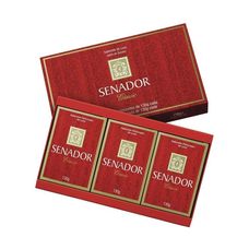 Kit com 3 Sabonetes Senador Classic