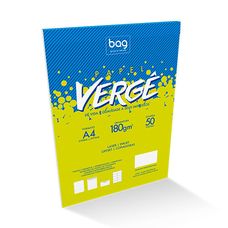 PAPEL VERGE CREME 180G C/50FLS 8610
