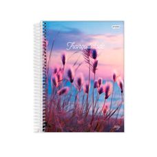 Caderno Univ C/D 10x1 200F Paz - Jandaia - Capas Sortidas