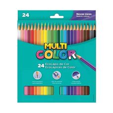 Lápis de Cor Super Multicolor 24 Cores