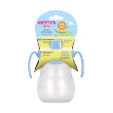 Copo Infantil Com Alca 310ml Azul - Sanremo