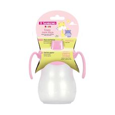 Copo Infantil Com Alca 310ml Rosa - Sanremo
