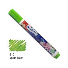 Caneta Marcador Para Tecido Acrilpen Verde Folha 04412 510
