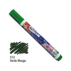 Caneta Marcador para Tecido Acrilpen Verde Musgo - Acrilex