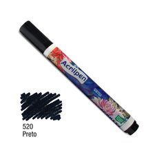 Caneta Marcador para Tecido Acrilpen Preto - Acrilex